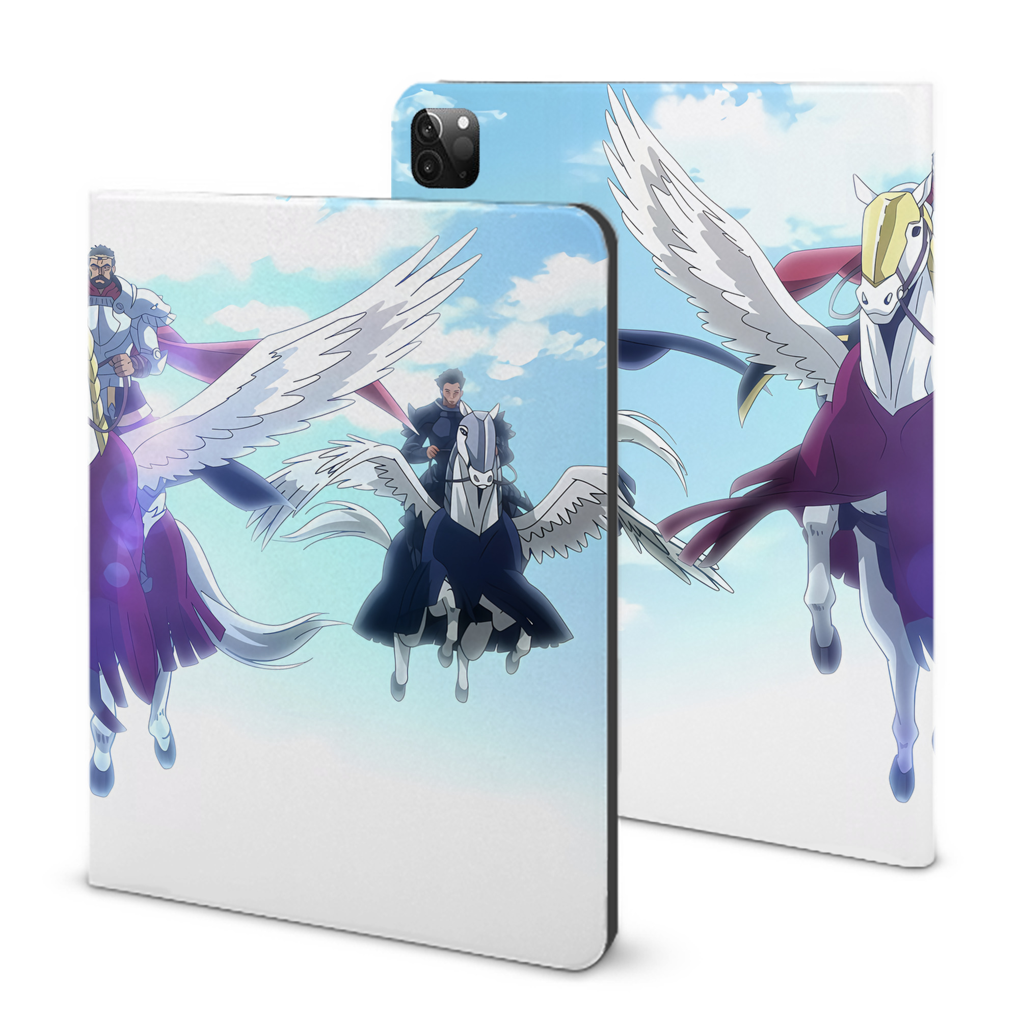 （画像用） 転スラ Regarding Reincarnated to Slime IPadケース ペンホルダー付き ブックスタイルデザイン